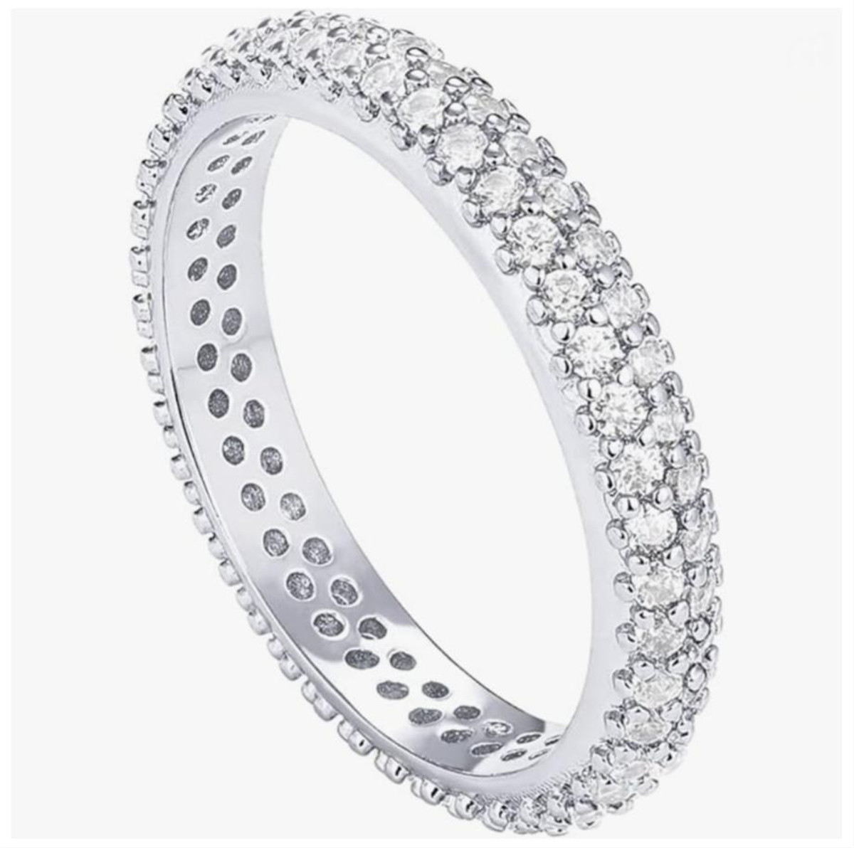 Moissanite Ring - Anillo de compromiso de boda de