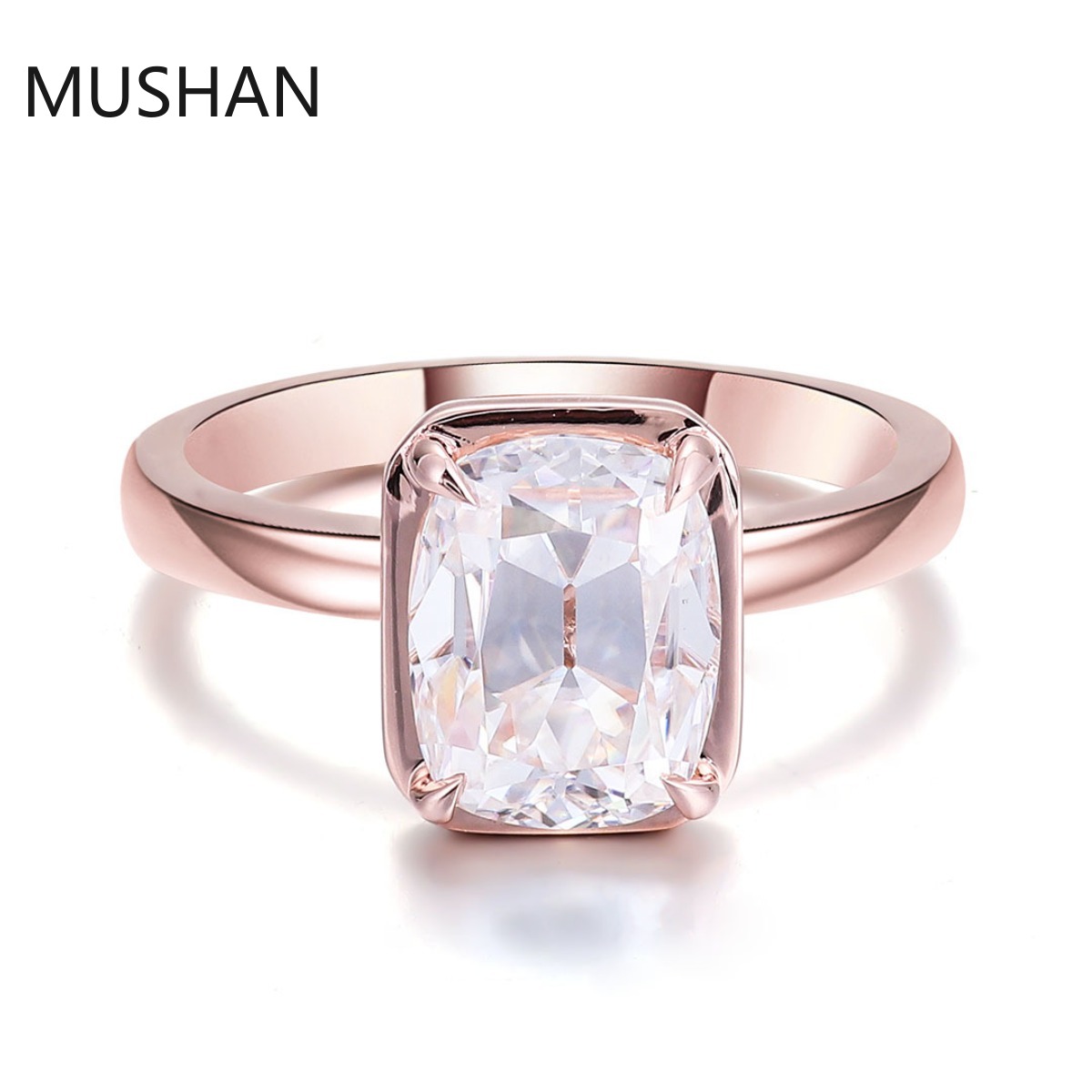 Moissanite Ring - Anillos de Oro de Lujo Personalizados