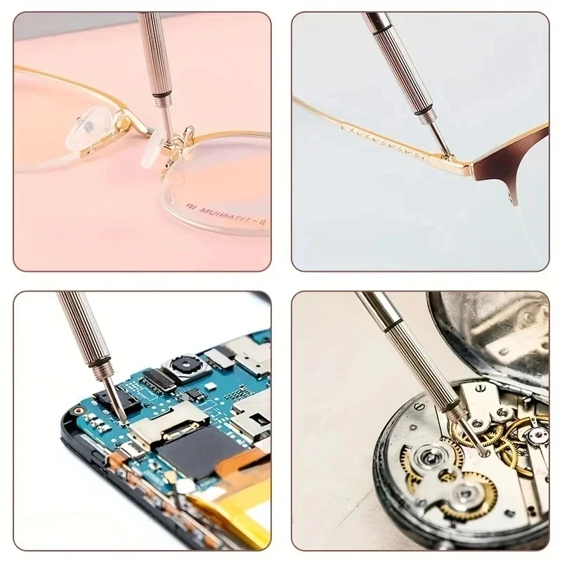 Watch Repair Tool Kit - Destornillador para gafas, destornillador para relojes,