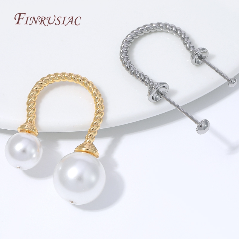 Hoop Earrings - 1-3 piezas de aros retorcidos chapados