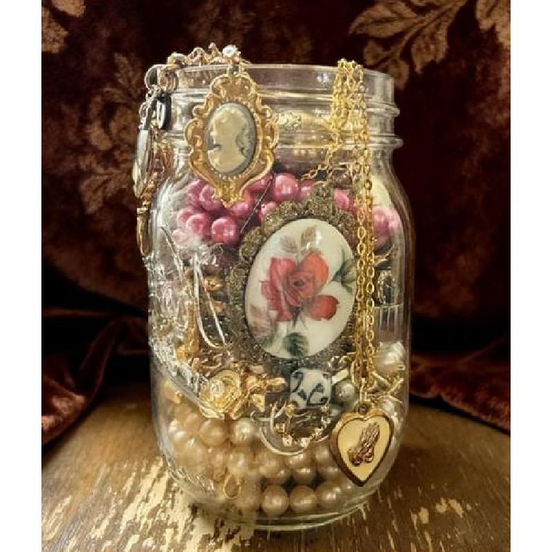 Mystery Jewelry Jar Watches - Tarro misterioso de joyería de oro