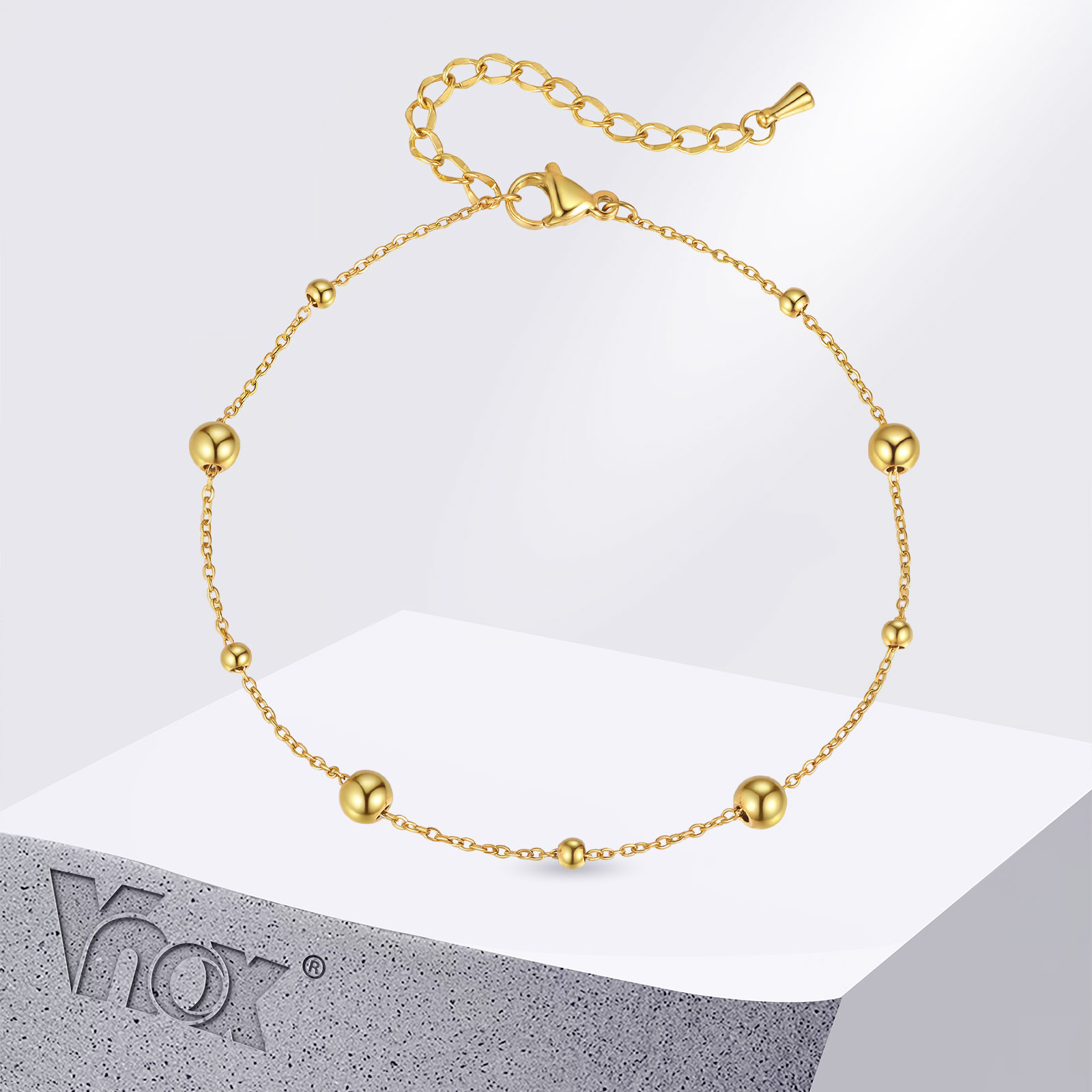 Jc Jewelry & Watches Photos - Tobilleras Vnox de acero inoxidable con