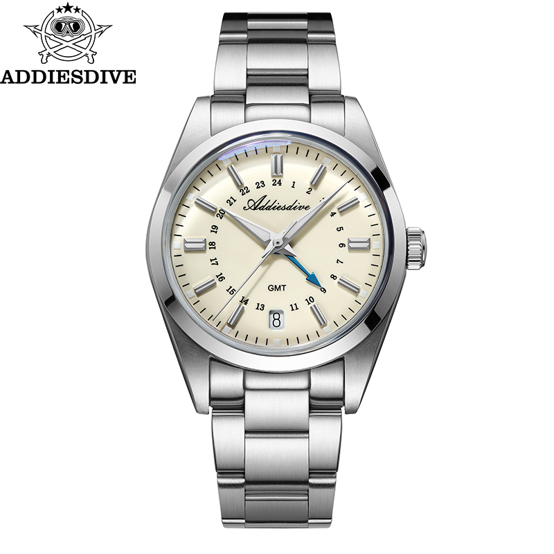 Jewelry Style Watches - ADDIESDIVE marca novedosa 36mm reloj GMT