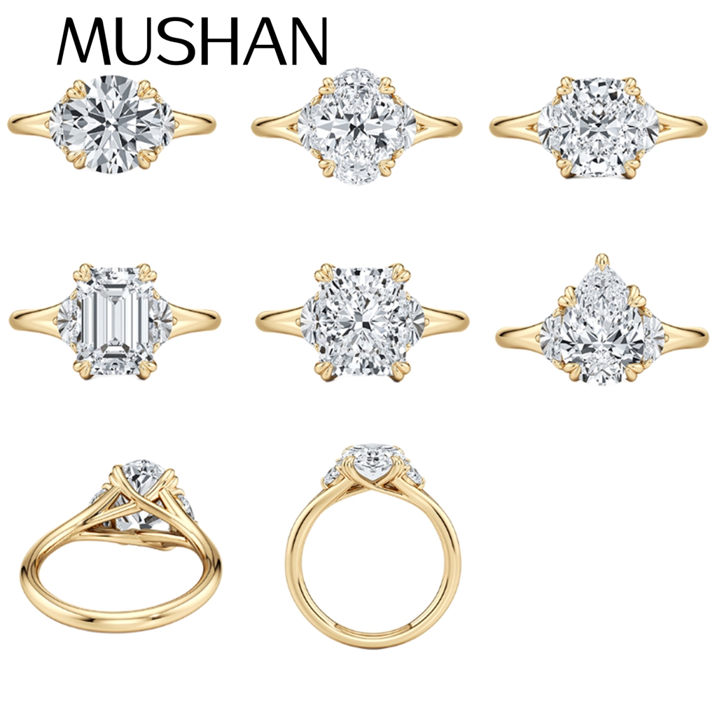 Moissanite Ring - Anillo de Plata de Ley 925