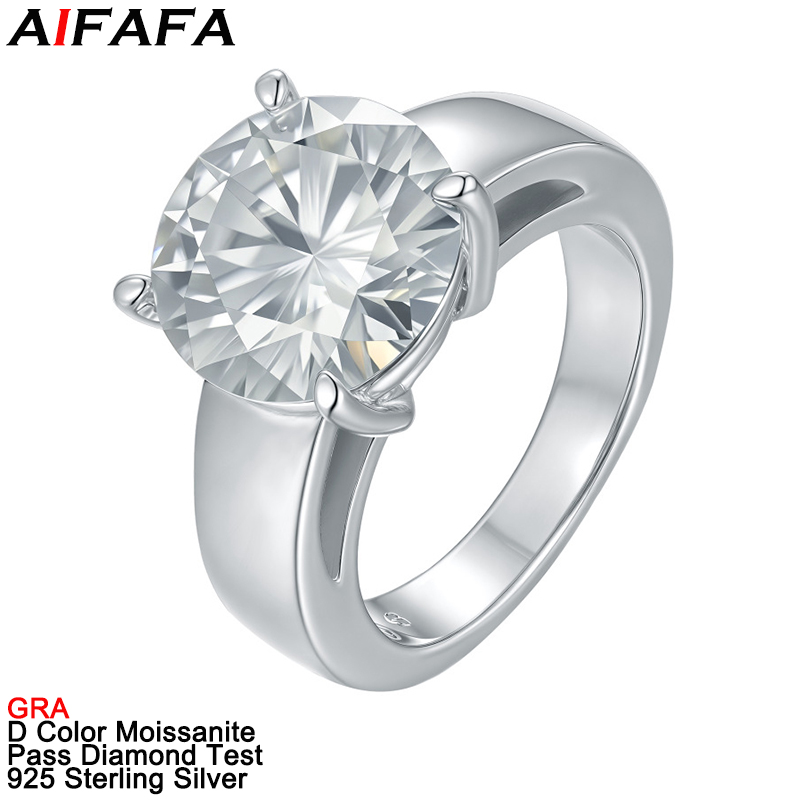 Moissanite Ring - Anillos de mujer con diamantes de