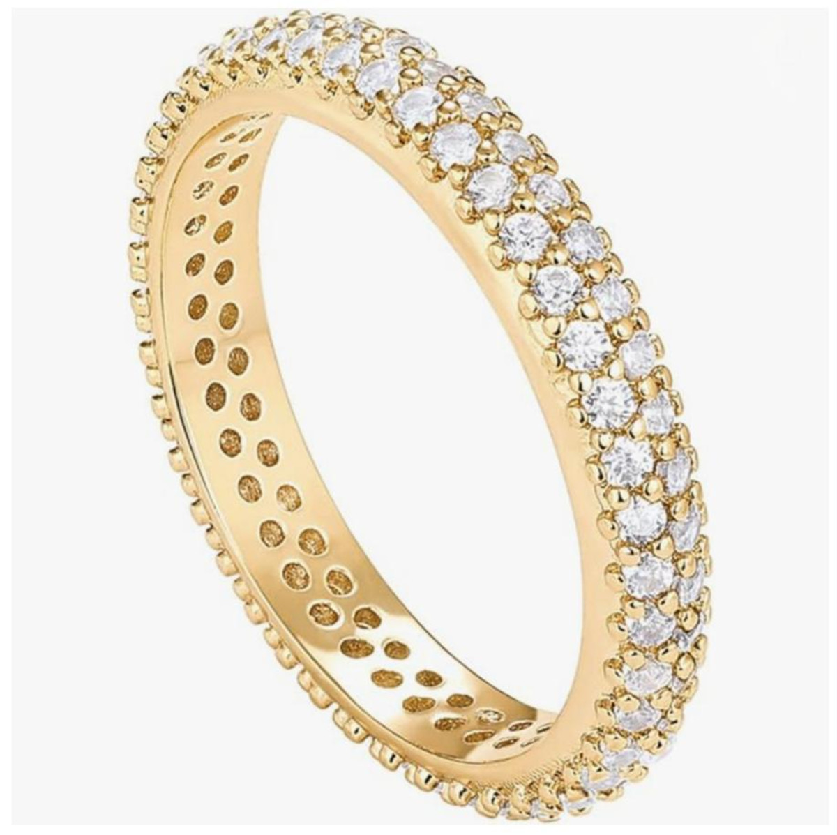 Anillo de compromiso de boda d - Moissanite Ring reseña y precio
