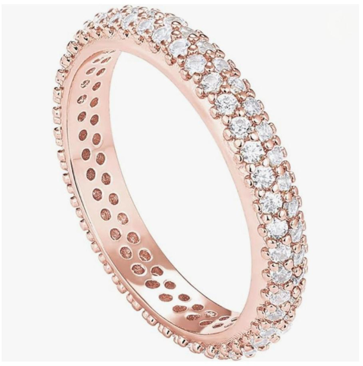 Anillo de compromiso de boda d - Moissanite Ring reseña y precio