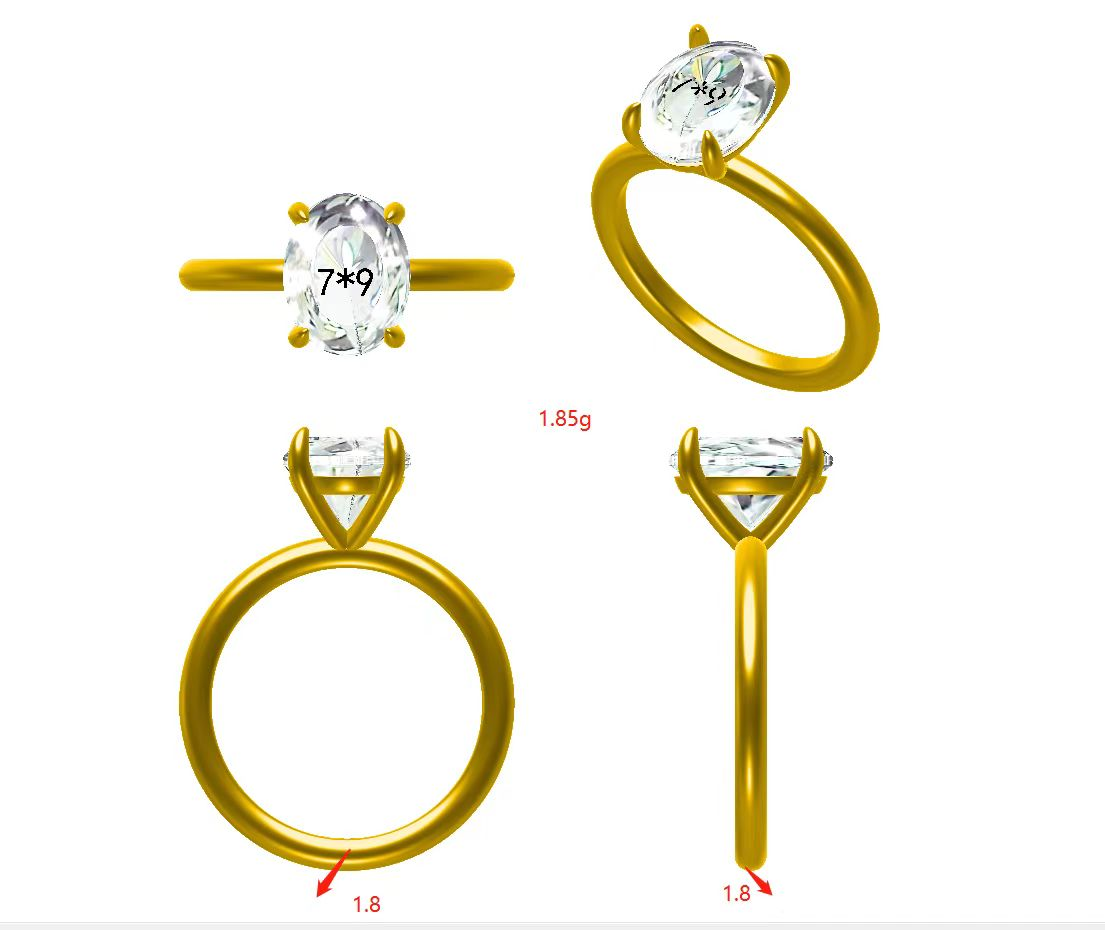 Smyoue Productos personalizado - Moissanite Ring reseña y precio