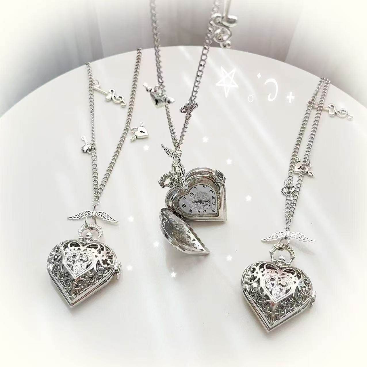 Collar con Reloj de Bolsillo d - Mystery Jewelry Jar Watches reseña y precio