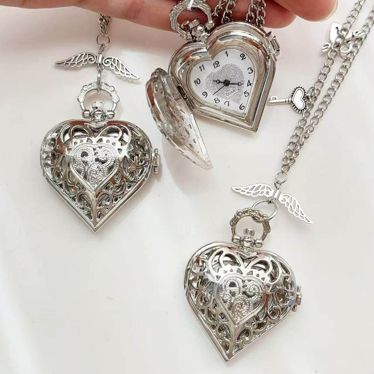 Collar con Reloj de Bolsillo d - Mystery Jewelry Jar Watches reseña y precio