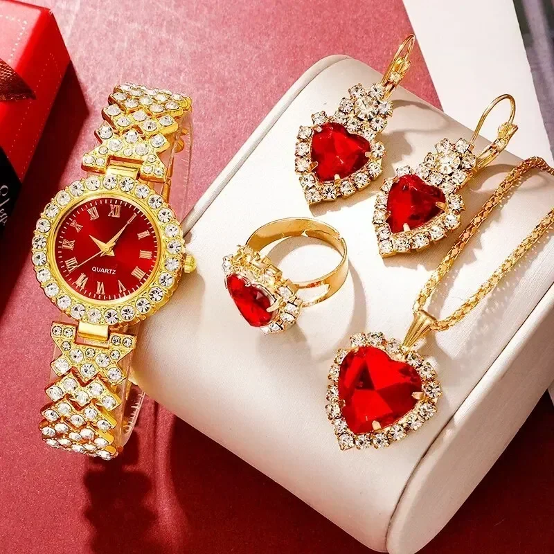 Reloj de Lujo Dorado para Muje - Mystery Jewelry Jar Watches reseña y precio