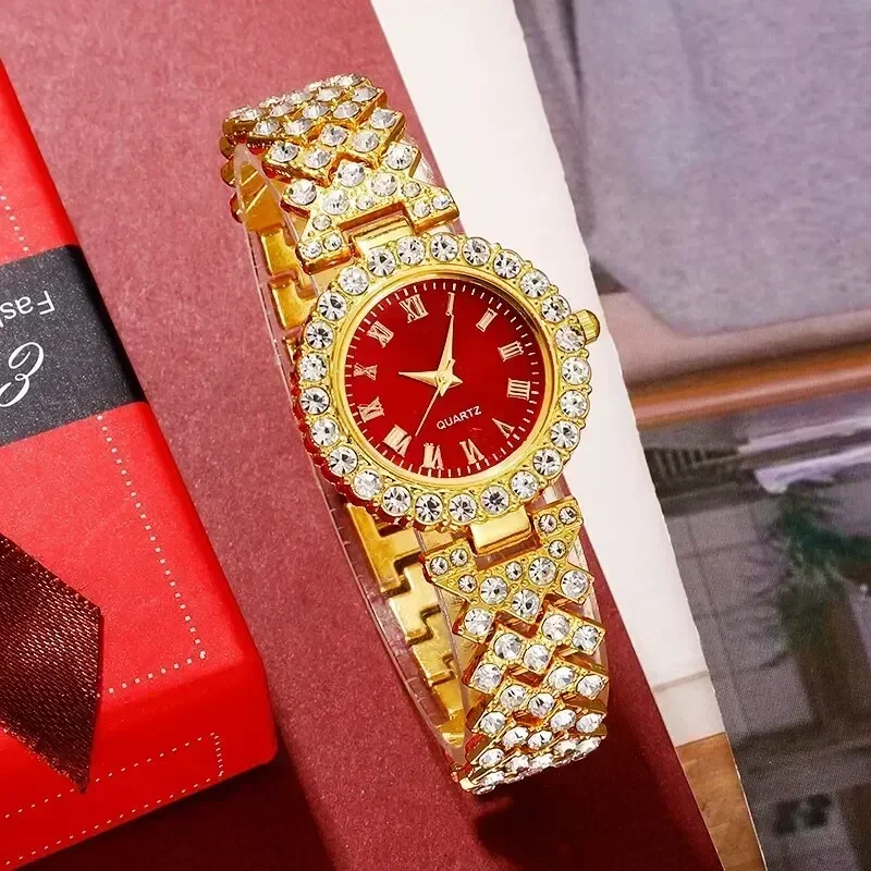 Reloj de Lujo Dorado para Muje - Mystery Jewelry Jar Watches reseña y precio