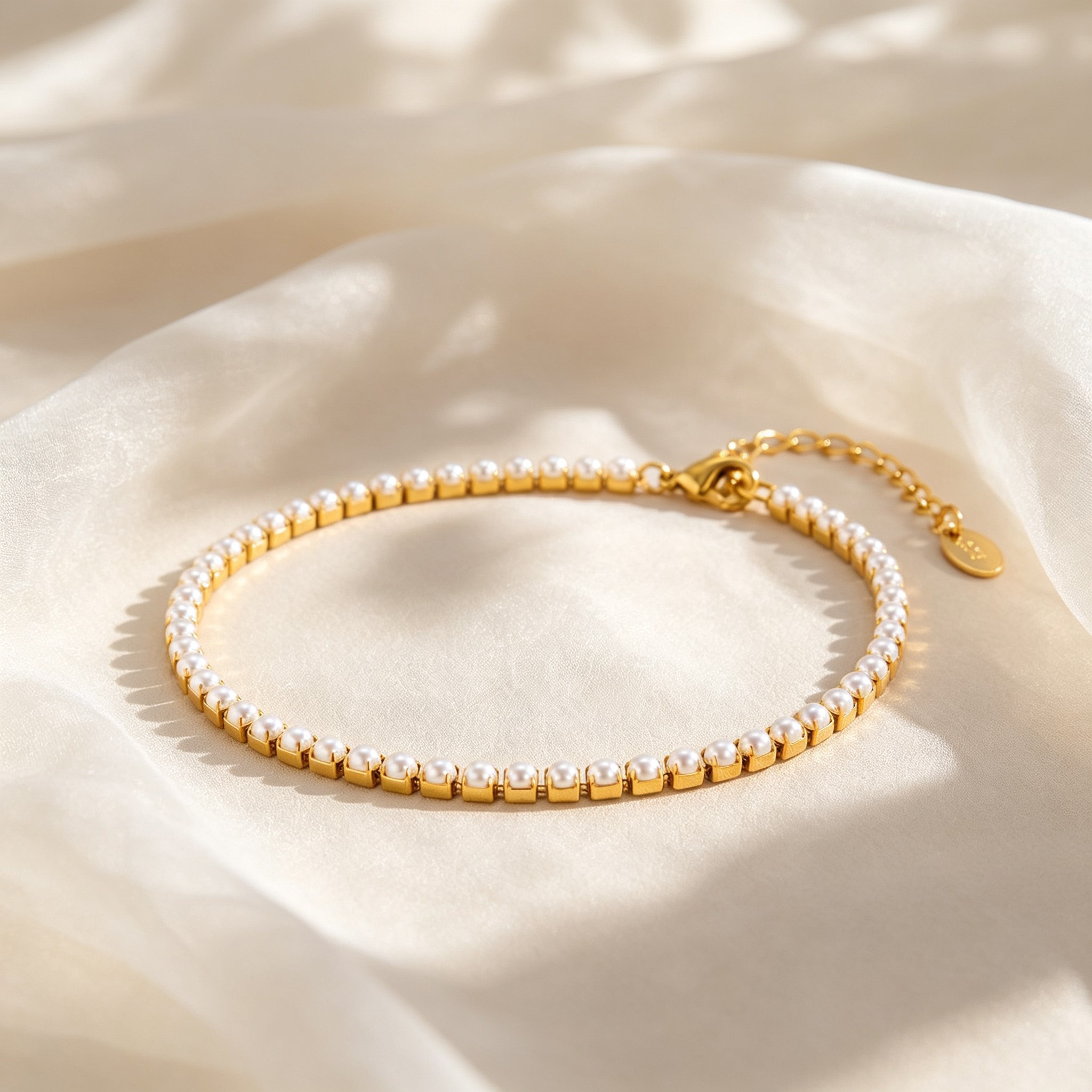 Elegante Tobillera de Perlas d - Jc Jewelry & Watches Photos reseña y precio