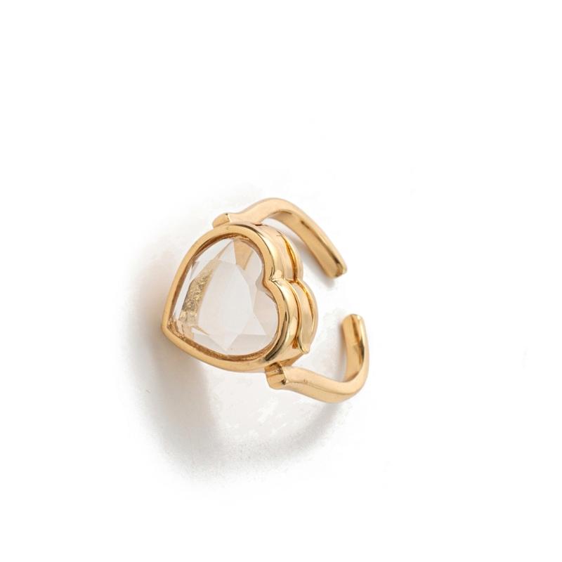 Anillo redondo/corazón que pue - Moissanite Ring reseña y precio