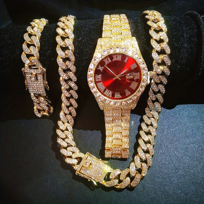 Conjunto de reloj azul platead - Icebox Jewelry Watches reseña y precio
