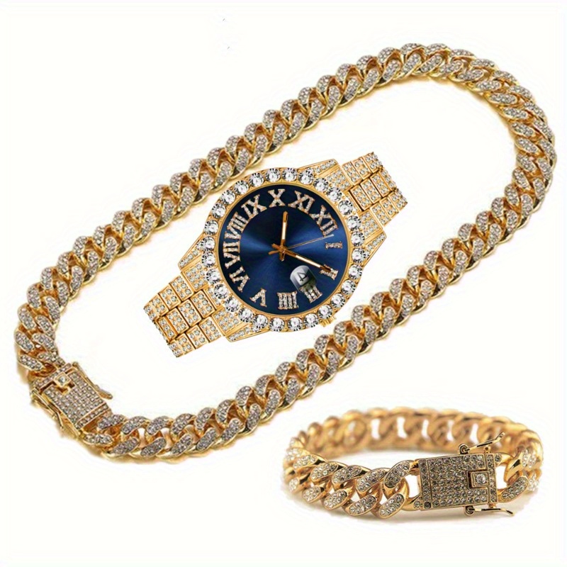 Conjunto de reloj azul platead - Icebox Jewelry Watches reseña y precio