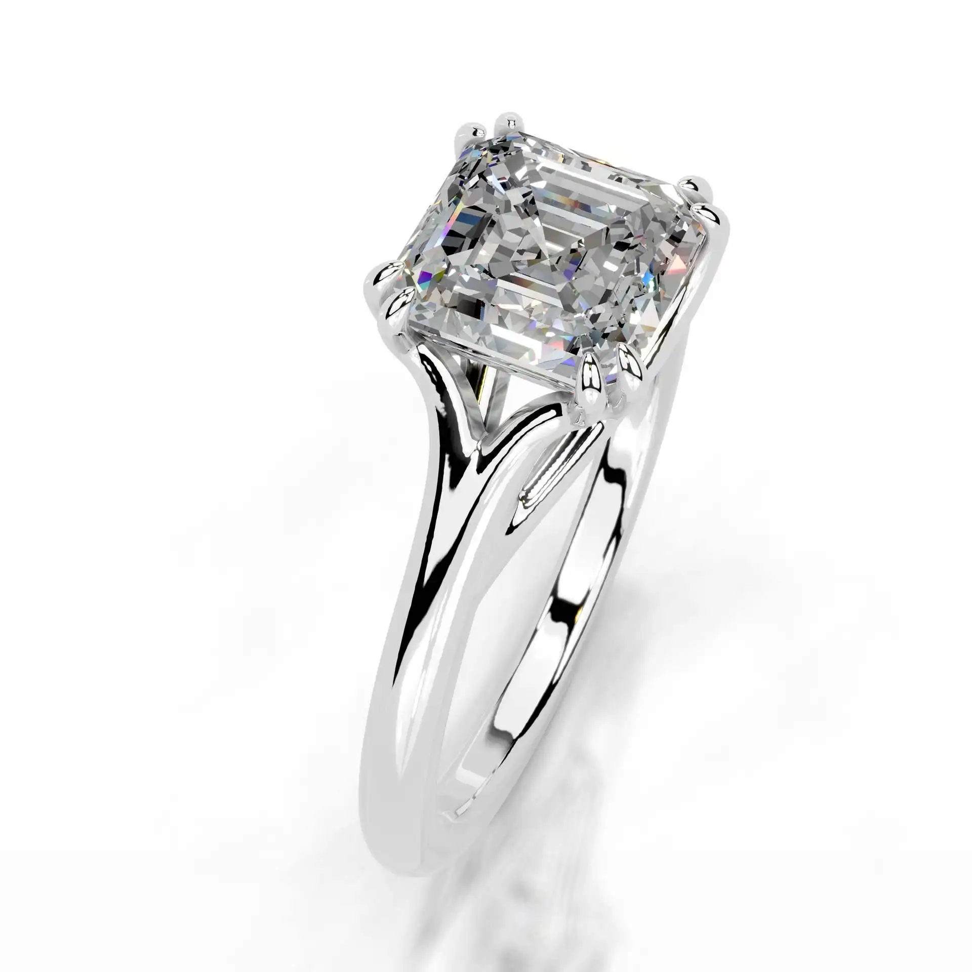 Anillo de Plata de Ley 925 con - Moissanite Ring reseña y precio