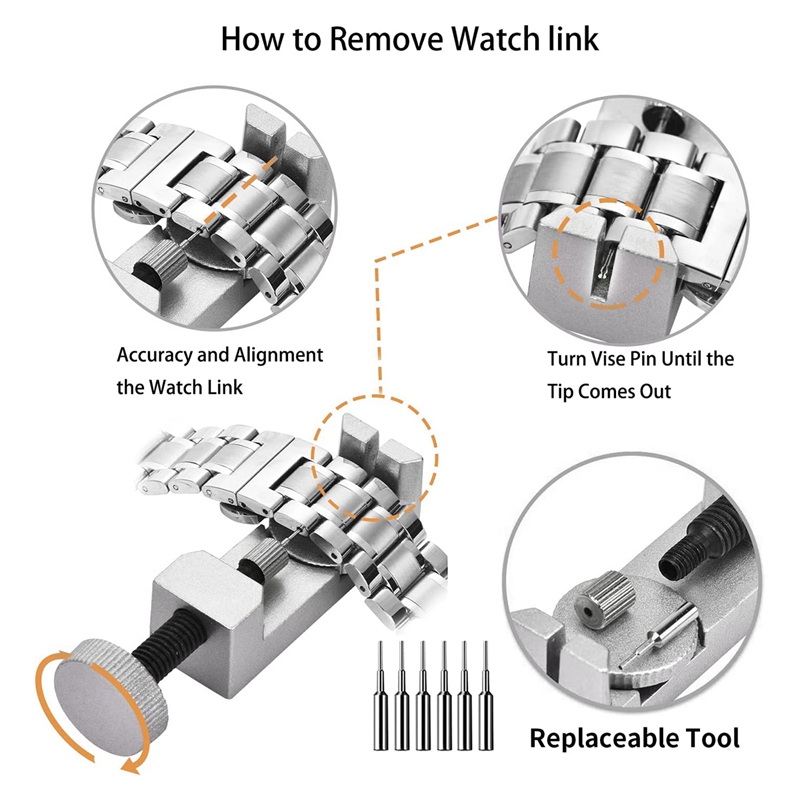 Kit de Reparación de Relojes,  - Watch Repair Tool Kit reseña y precio