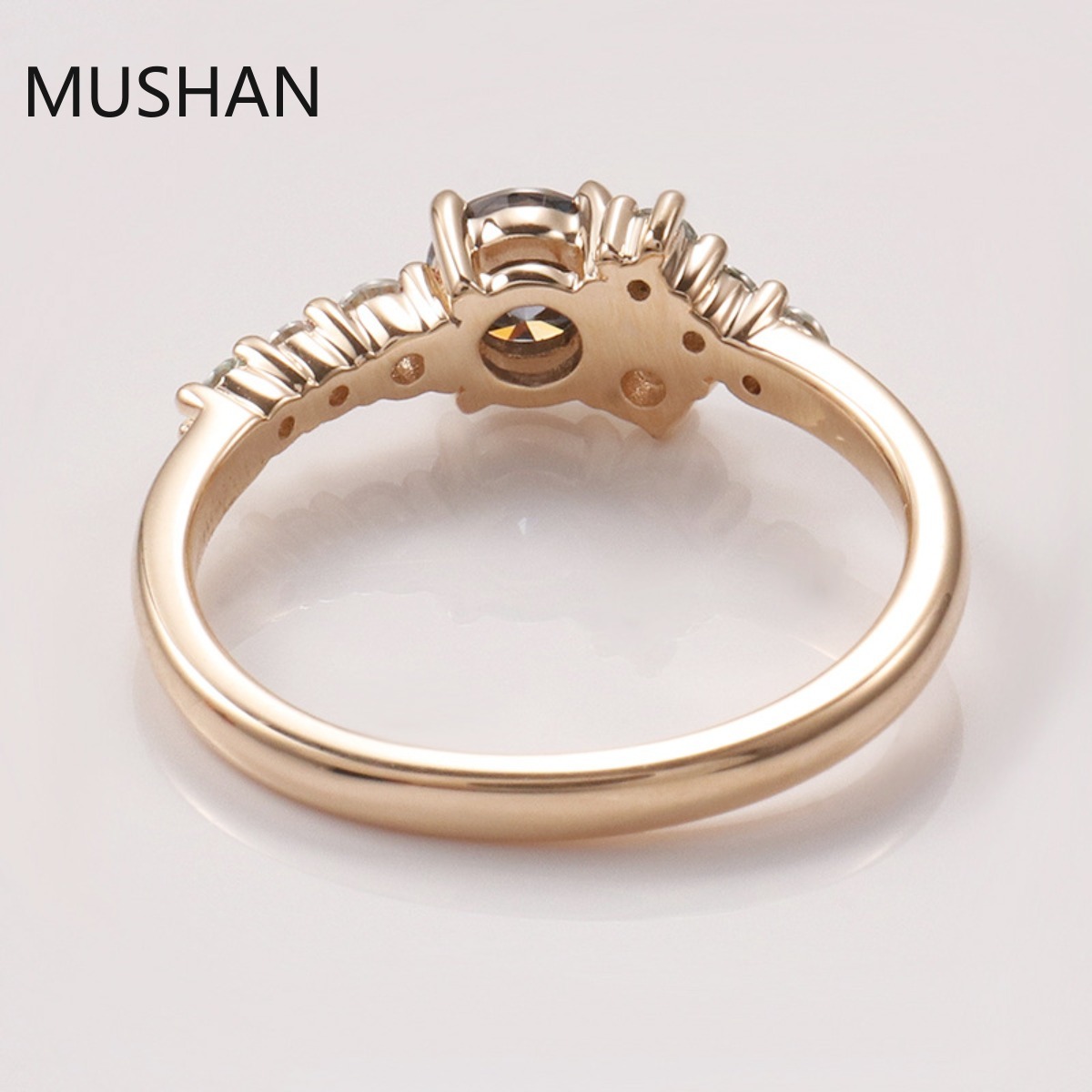 Anillos de oro de 14K y 18K de - Moissanite Ring reseña y precio