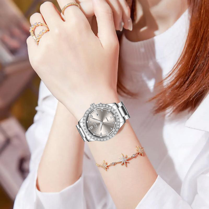 Reloj de Pulsera LIGE de Cuarz - Jewelry Style Watches reseña y precio