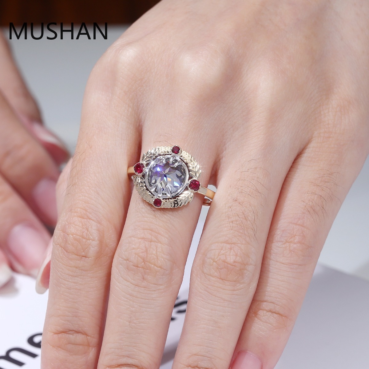 Anillo de Boda de Diamantes MU - Moissanite Ring reseña y precio