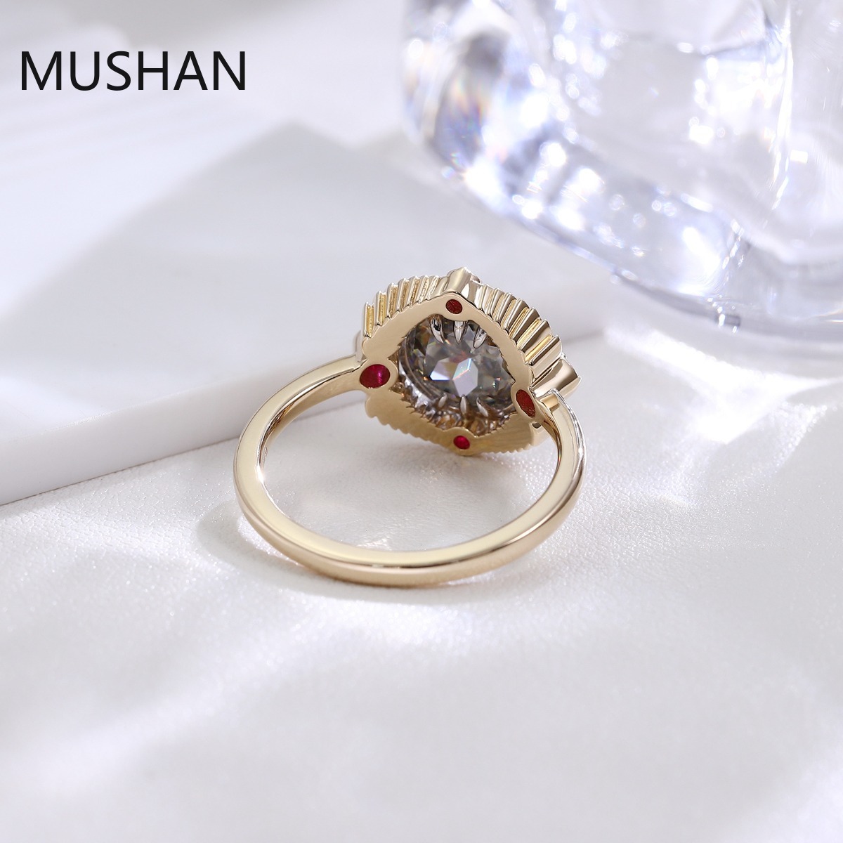 Anillo de Boda de Diamantes MU - Moissanite Ring reseña y precio