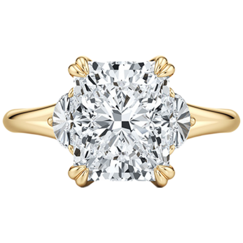 Anillo de Plata de Ley 925 con - Moissanite Ring reseña y precio