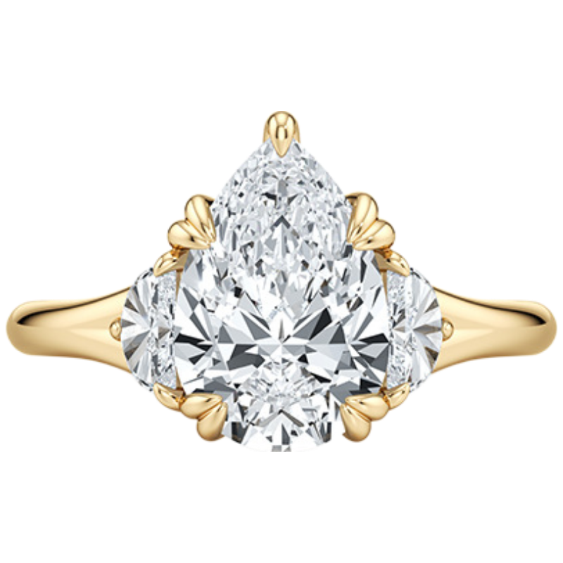 Anillo de Plata de Ley 925 con - Moissanite Ring reseña y precio