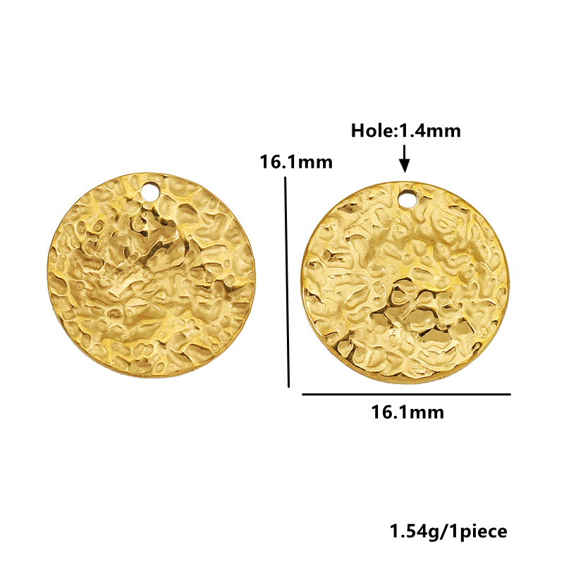 4 Piezas de Dijes Redondos de  - Hoop Earrings reseña y precio