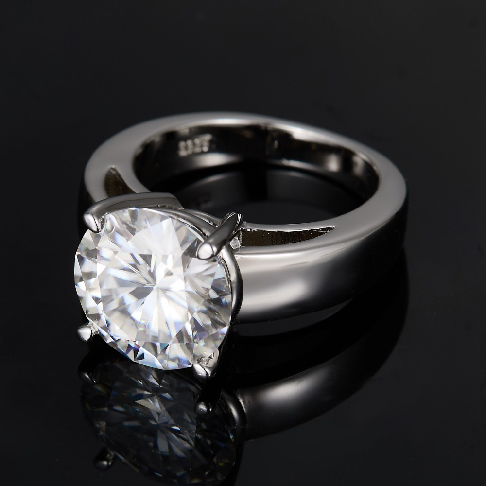 Anillos de mujer con diamantes - Moissanite Ring reseña y precio