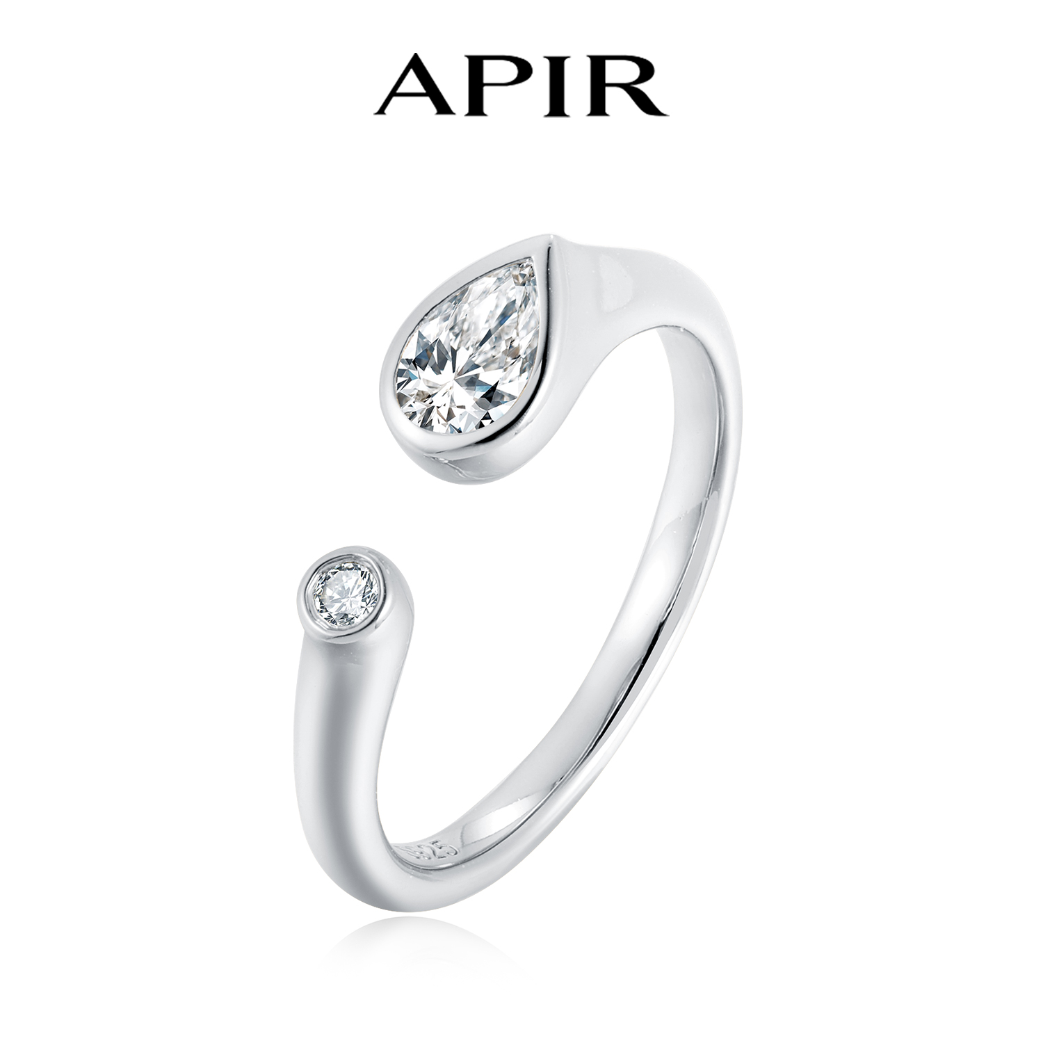 APIR D Color pera y anillo abi - Moissanite Ring reseña y precio
